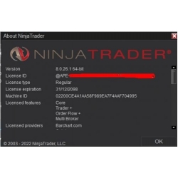 Ninjatrader Version [8.0.26.1 64-bit] Jailbrake with Mega Packages